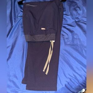 FIGS High Wasted Yola Skinny Scrub Pant - Navy
